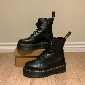 Dr. Martens Smooth Leather Platforms